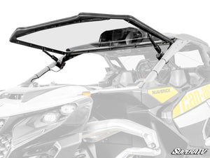 SuperATV Can-Am Maverick R Maxdrive Power Flip Windshield