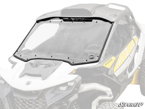 SuperATV Can-Am Maverick R Scratch-Resistant Full Windshield