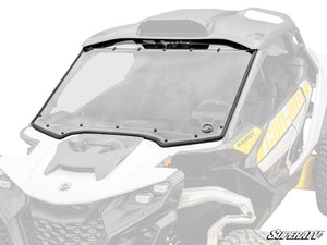 SuperATV Can-Am Maverick R Scratch-Resistant Full Windshield