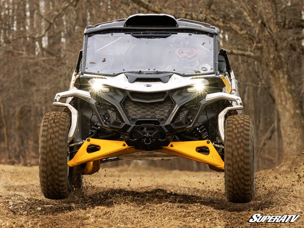 SuperATV Can-Am Maverick R Scratch-Resistant Full Windshield