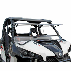 Can Am Maverick Scratch Resistant Flip Windshield