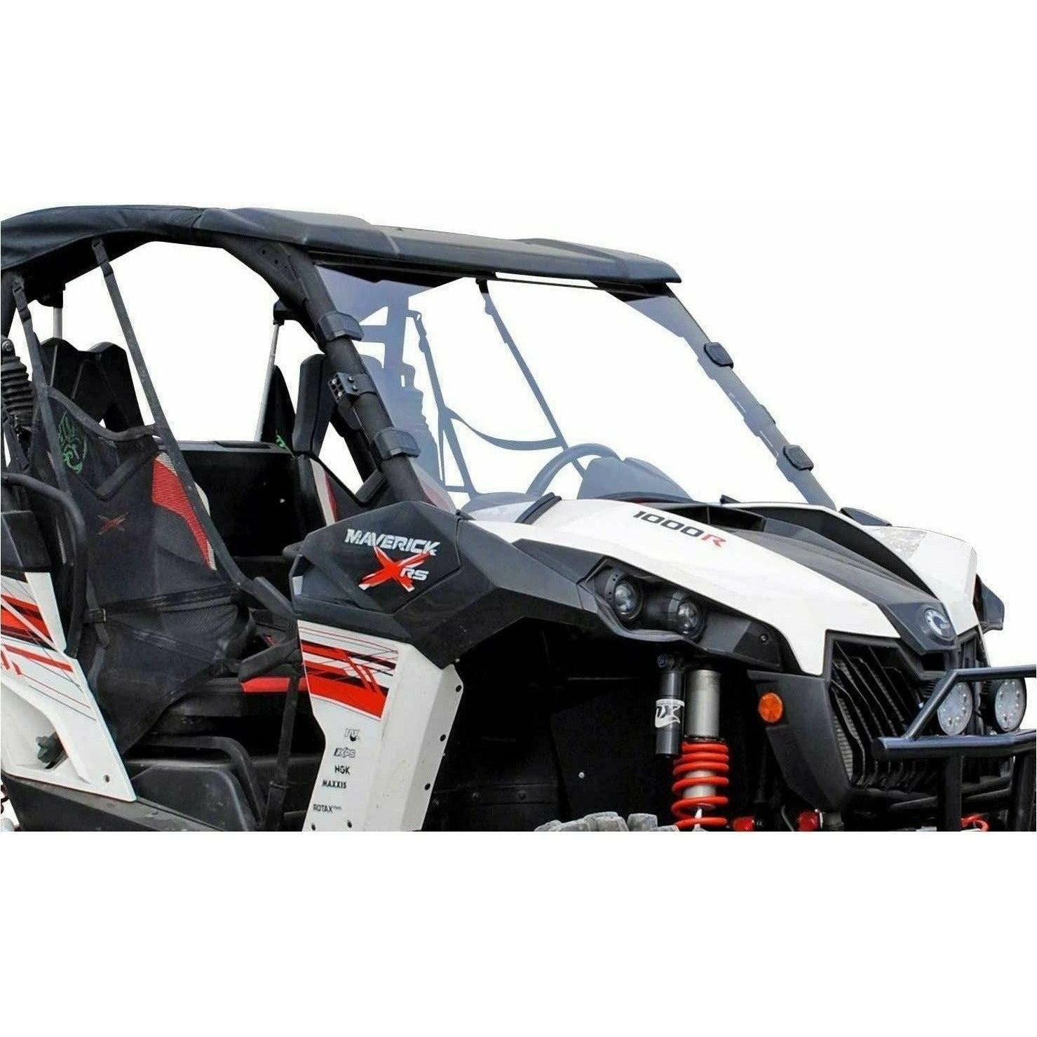 Photo of Can Am Maverick Scratch Resistant Full Windshield by SuperATV - Premium Windshields for UTVs / Side by Sides