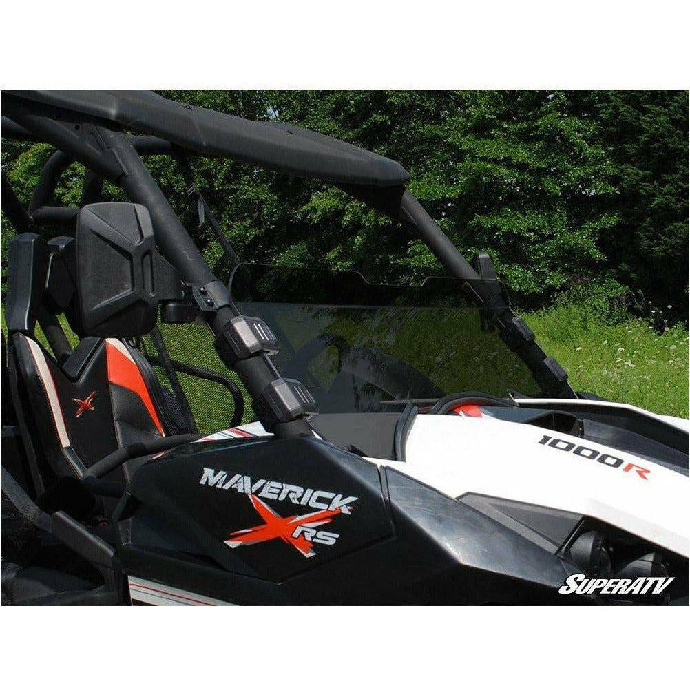 Photo of Can Am Maverick Scratch Resistant Half Windshield by SuperATV - Premium Windshields for UTVs / Side by Sides