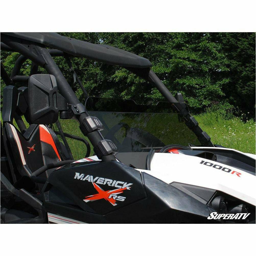 Can Am Maverick Scratch Resistant Half Windshield