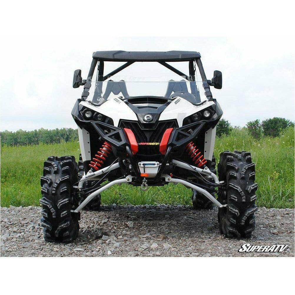 Photo of Can Am Maverick Scratch Resistant Half Windshield by SuperATV - Premium Windshields for UTVs / Side by Sides