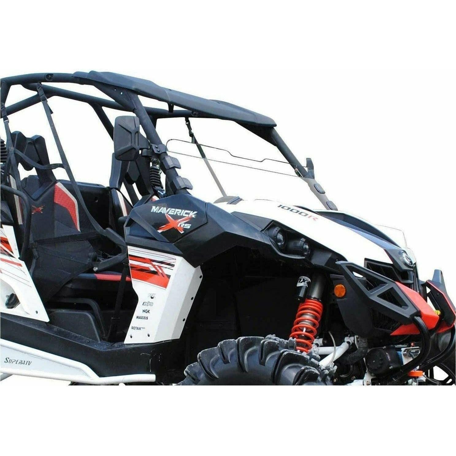 Photo of Can Am Maverick Scratch Resistant Half Windshield by SuperATV - Premium Windshields for UTVs / Side by Sides
