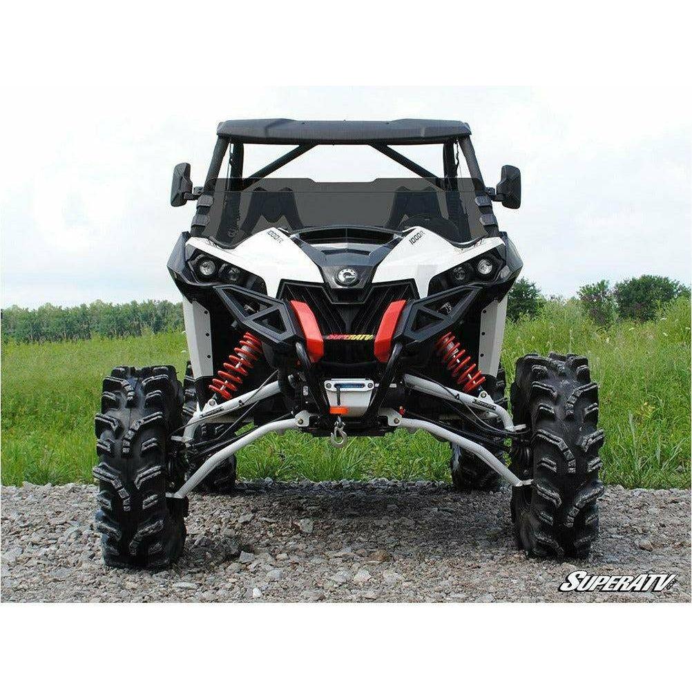 Photo of Can Am Maverick Scratch Resistant Half Windshield by SuperATV - Premium Windshields for UTVs / Side by Sides