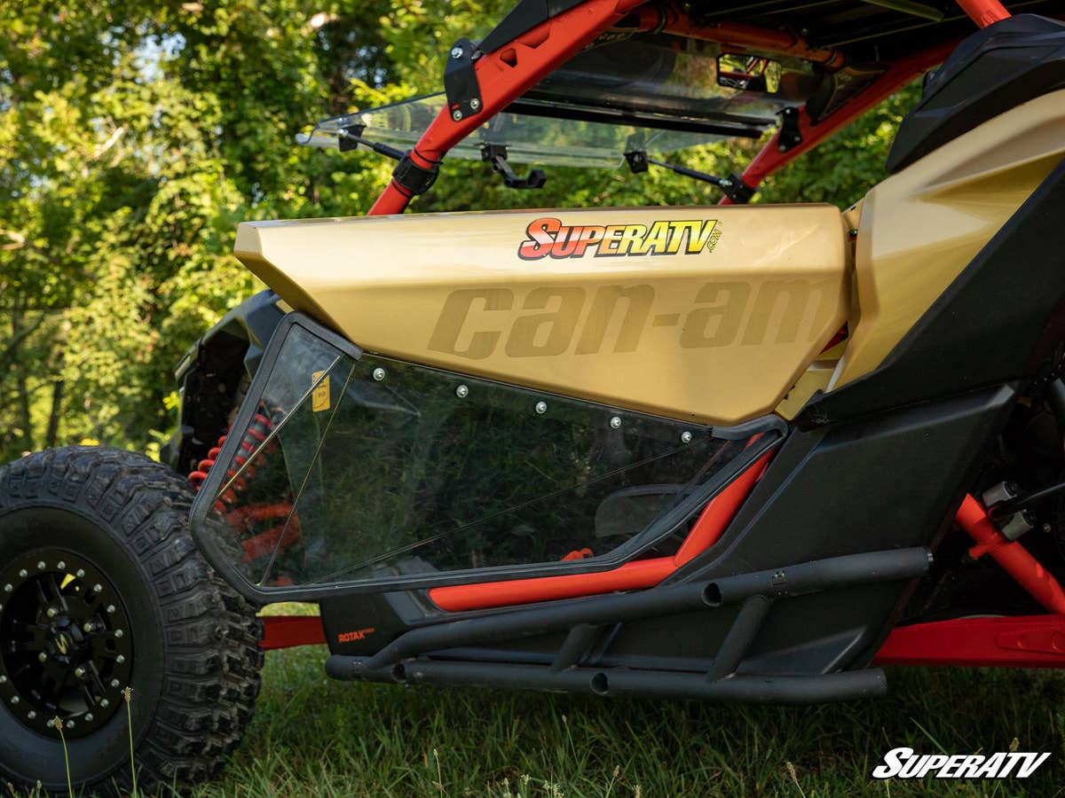 SuperATV Can-Am Maverick X3 Clear Lower Doors