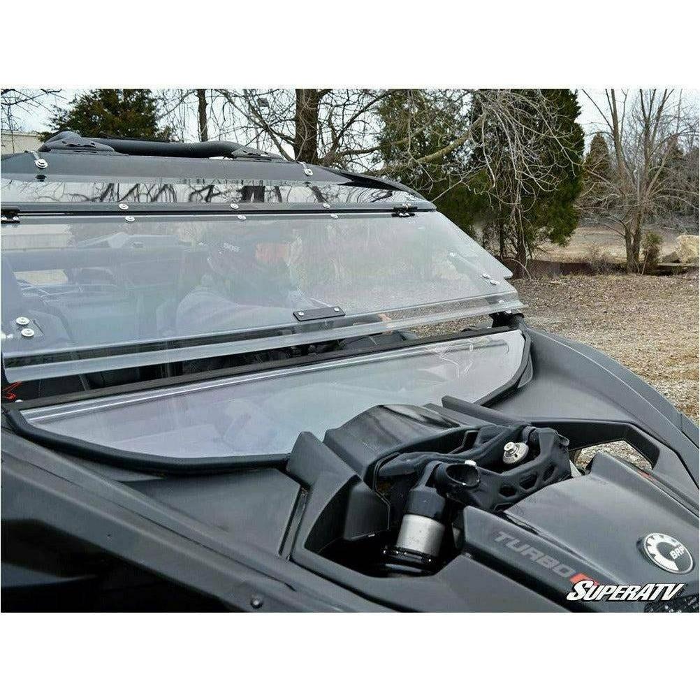 Photo of Can Am X3 Flip Windshield by SuperATV - Premium Windshields for UTVs / Side by Sides
