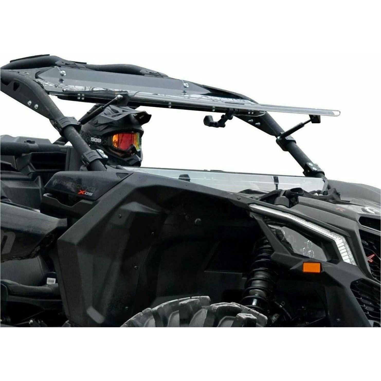 Photo of Can Am X3 Flip Windshield by SuperATV - Premium Windshields for UTVs / Side by Sides