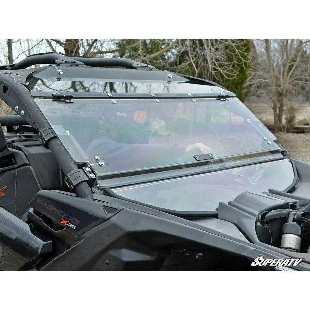 Photo of Can Am X3 Flip Windshield by SuperATV - Premium Windshields for UTVs / Side by Sides
