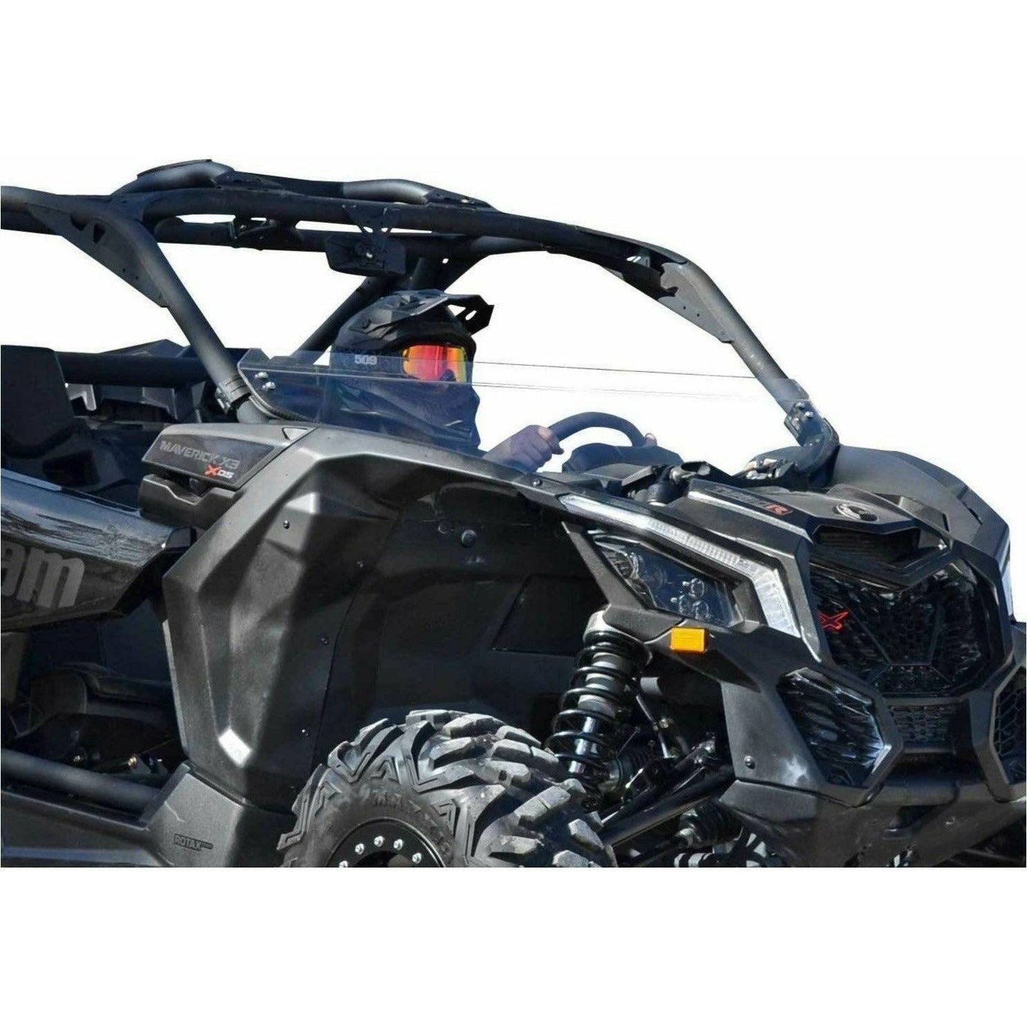 Photo of Can Am X3 Half Windshield by SuperATV - Premium Windshields for UTVs / Side by Sides
