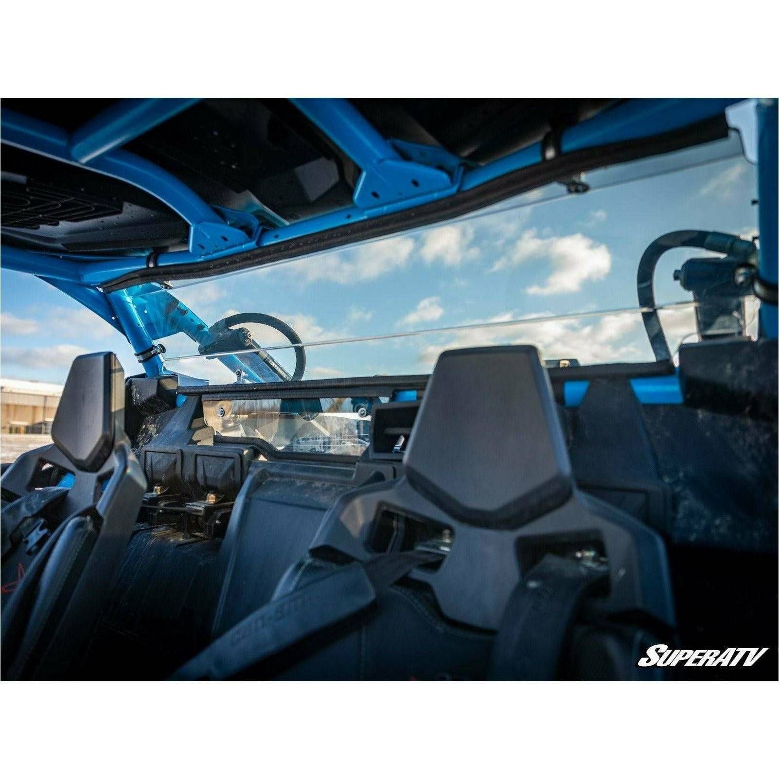 Photo of Can Am X3 Scratch Resistant Rear Windshield by SuperATV - Premium Windshields for UTVs / Side by Sides