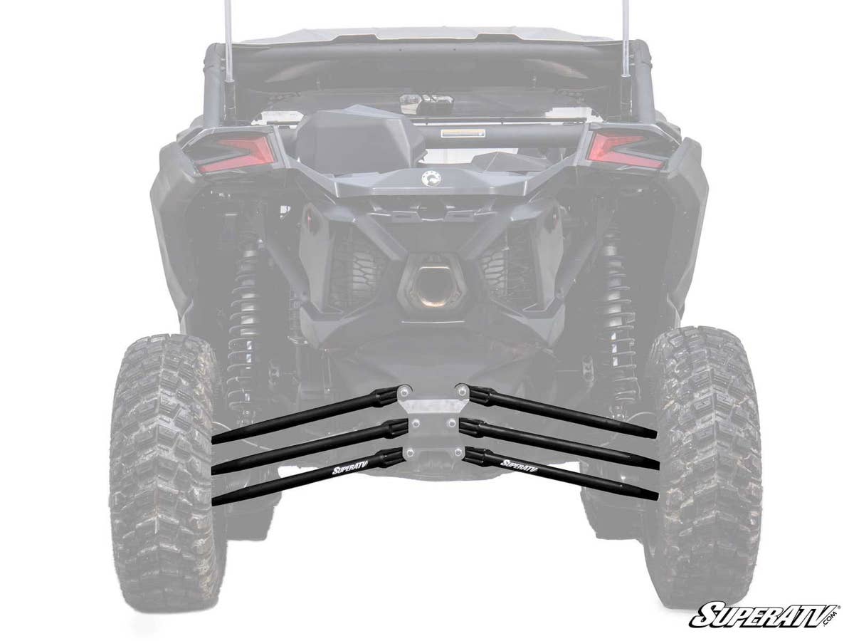 SuperATV Can-Am Maverick X3 Tubed Radius Arms