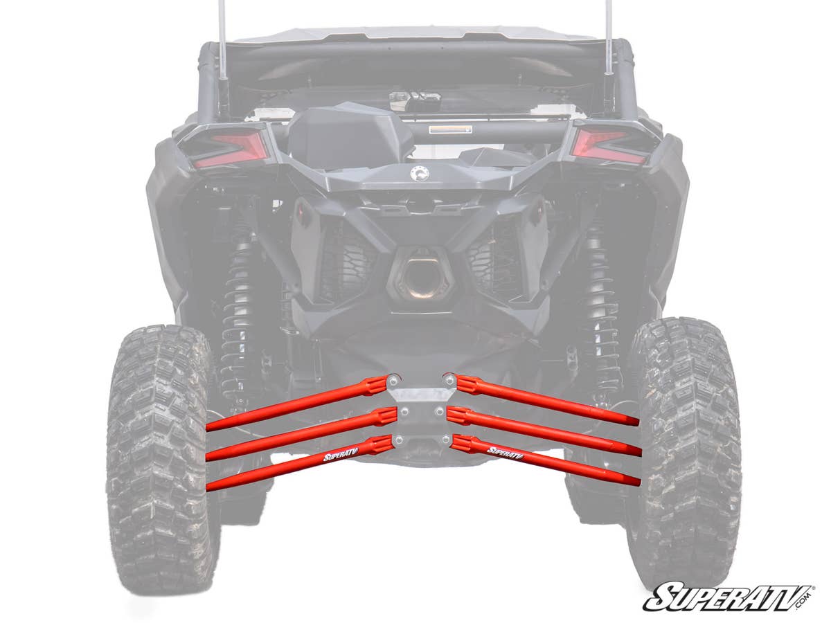 SuperATV Can-Am Maverick X3 Tubed Radius Arms