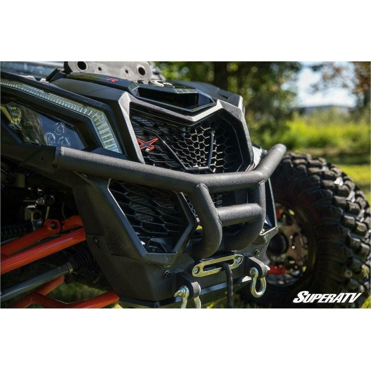 Photo of Can Am X3 Winch Ready Front Bumper by SuperATV - Premium Bumpers for UTVs / Side by Sides
