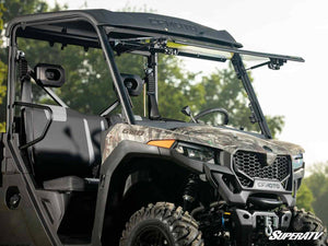 SuperATV CFMOTO UForce 600 Scratch Resistant Flip Windshield