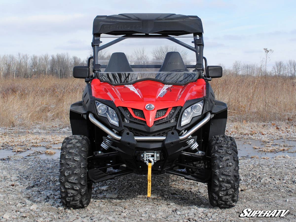 SuperATV CFMOTO ZForce 1000 Scratch Resistant Full Windshield