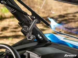 SuperATV CFMoto ZForce 800 Trail Scratch-Resistant Flip Windshield