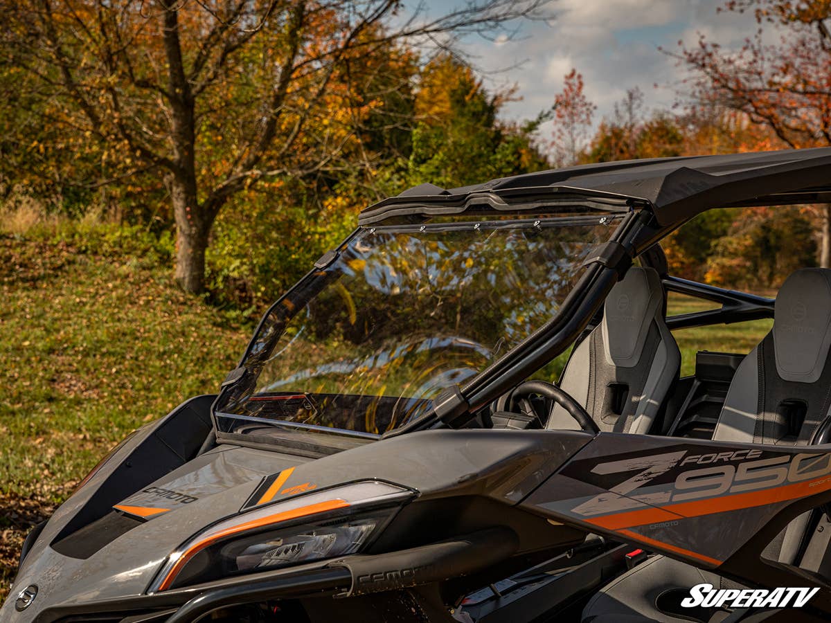 SuperATV CFMOTO ZForce 950 Scratch Resistant Full Windshield