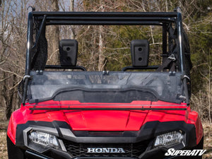 SuperATV Honda Pioneer 700 Scratch Resistant Flip Down Windshield