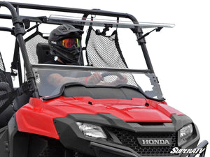 SuperATV Honda Pioneer 700 Scratch Resistant Flip Windshield