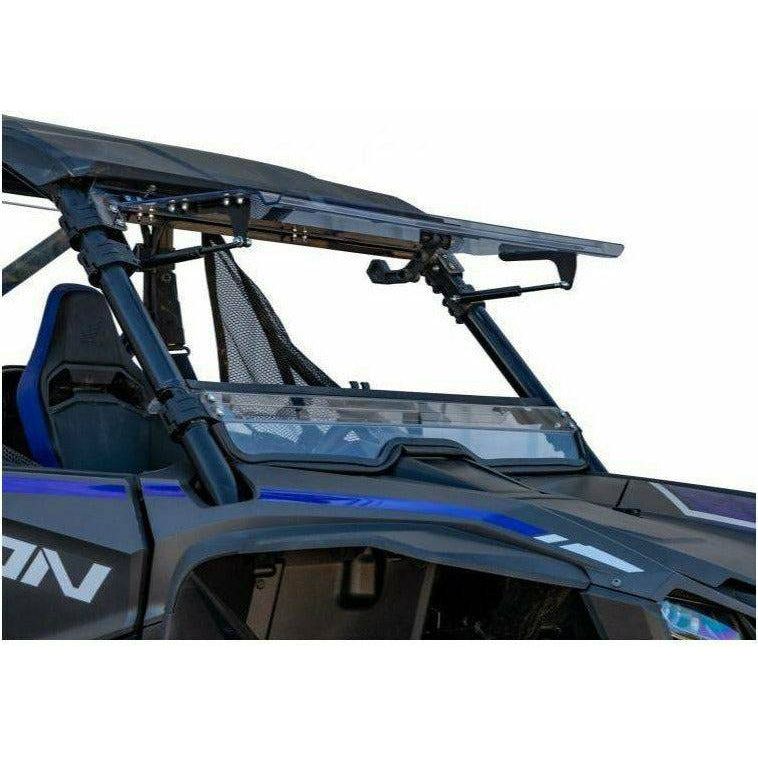 Photo of Honda Talon Scratch Resistant Flip Windshield by SuperATV - Premium Windshields for UTVs / Side by Sides
