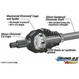 Photo of Honda Talon 1000X Rhino 2.0 Heavy Duty Axle by SuperATV - Premium Axles for UTVs / Side by Sides
