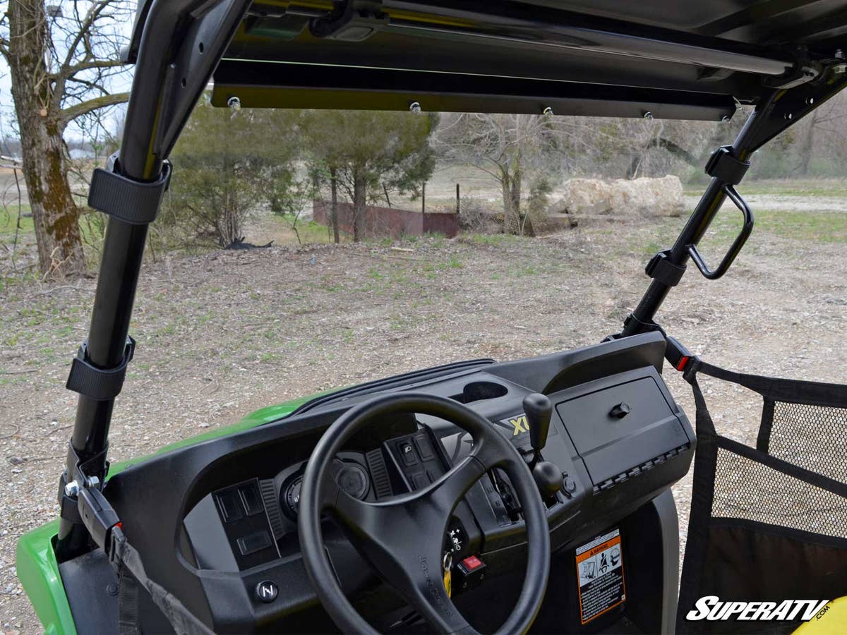 SuperATV John Deere Gator XUV Scratch-Resistant Full Windshield