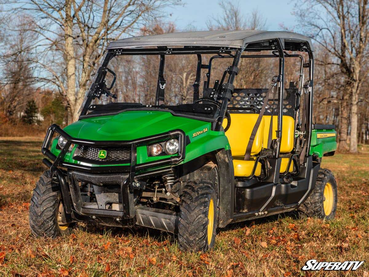 SuperATV John Deere Gator XUV560 Scratch-Resistant Flip Windshield