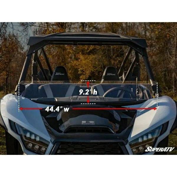 Photo of Kawasaki KRX Half Windshield by SuperATV - Premium Windshields for UTVs / Side by Sides