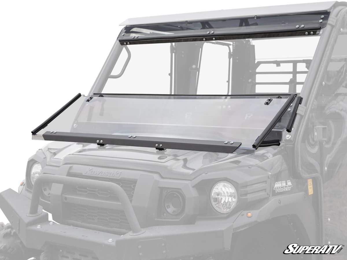 SuperATV Kawasaki Mule Pro 3-IN-1 Windshield