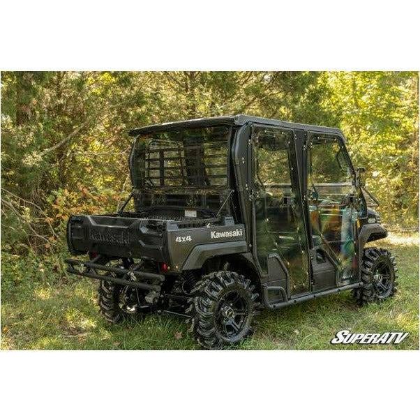 Photo of Kawasaki Mule Pro Rear Windshield by SuperATV - Premium Windshields for UTVs / Side by Sides
