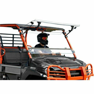 Kawasaki Mule Pro Scratch Resistant Flip Windshield