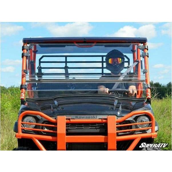 Kawasaki Mule Pro Scratch Resistant Flip Windshield