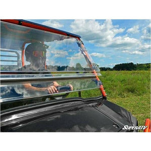 Kawasaki Mule Pro Scratch Resistant Flip Windshield