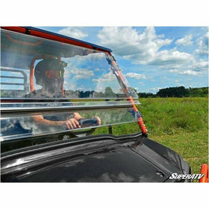 Kawasaki Mule Pro Scratch Resistant Flip Windshield