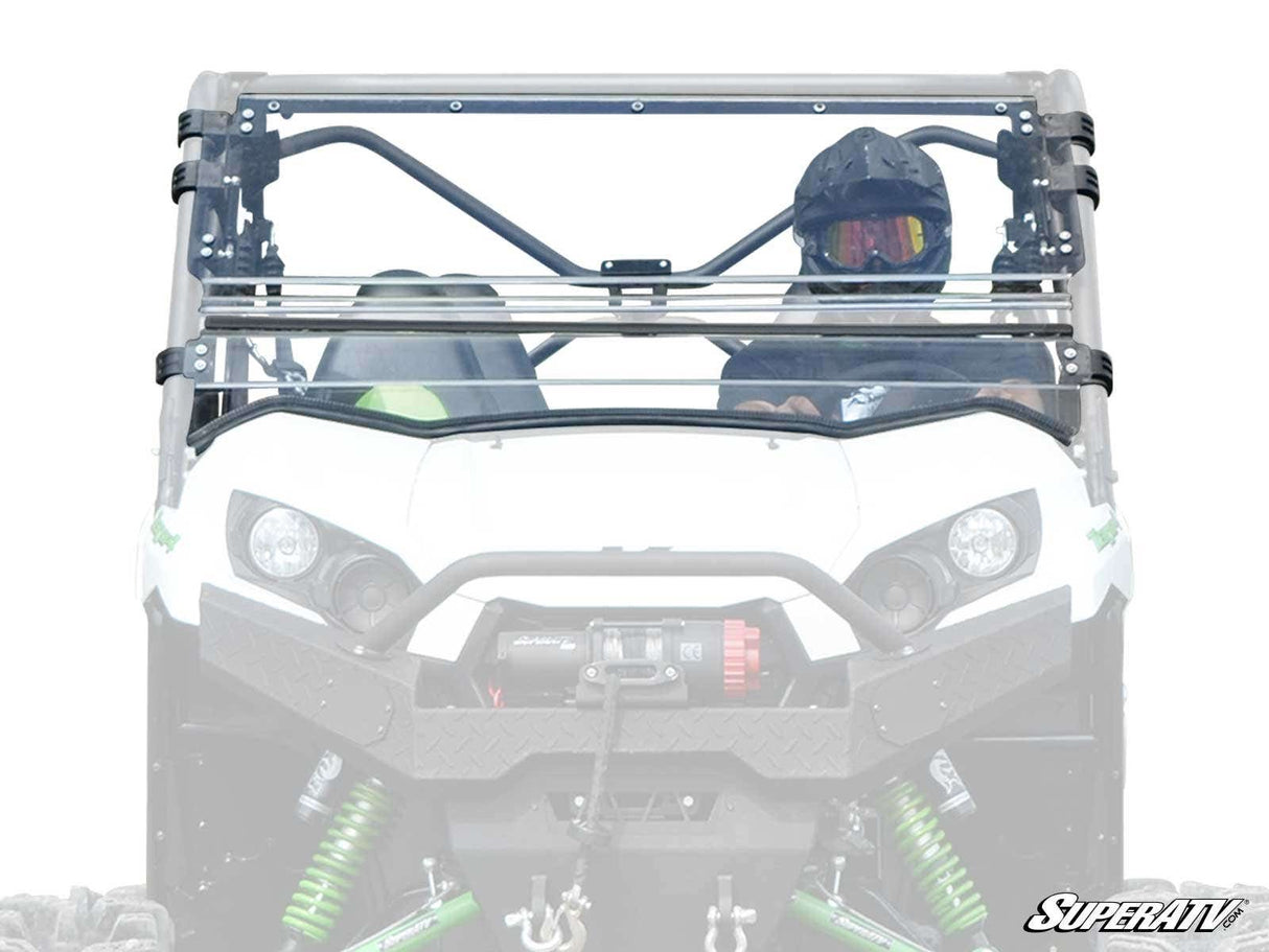 SuperATV Kawasaki Teryx 750/800 Scratch Resistant Flip Windshield