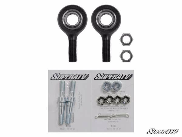 SuperATV Kawasaki Teryx Heavy-Duty Tie Rod End Replacement Kit