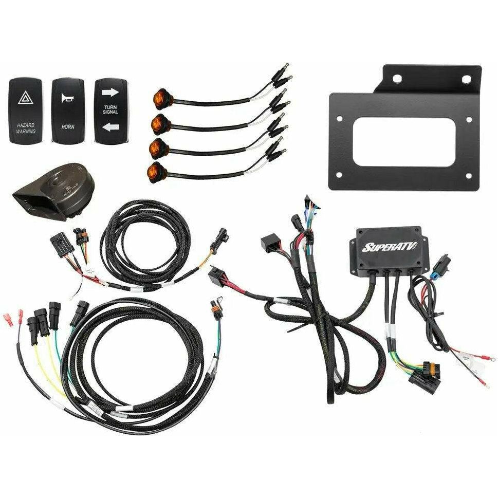 Photo of Kawasaki KRX Deluxe Plug & Play Turn Signal Kit by SuperATV - Premium Street Legal Kits for UTVs / Side by Sides
