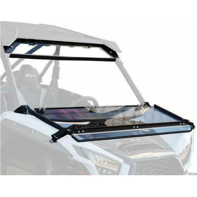 Photo of Kawasaki KRX Scratch Resistant Flip Down Windshield by SuperATV - Premium Windshields for UTVs / Side by Sides