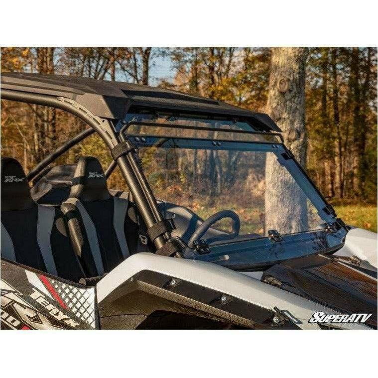 Photo of Kawasaki KRX Scratch Resistant Flip Down Windshield by SuperATV - Premium Windshields for UTVs / Side by Sides