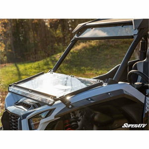 Kawasaki KRX Scratch Resistant Flip Down Windshield