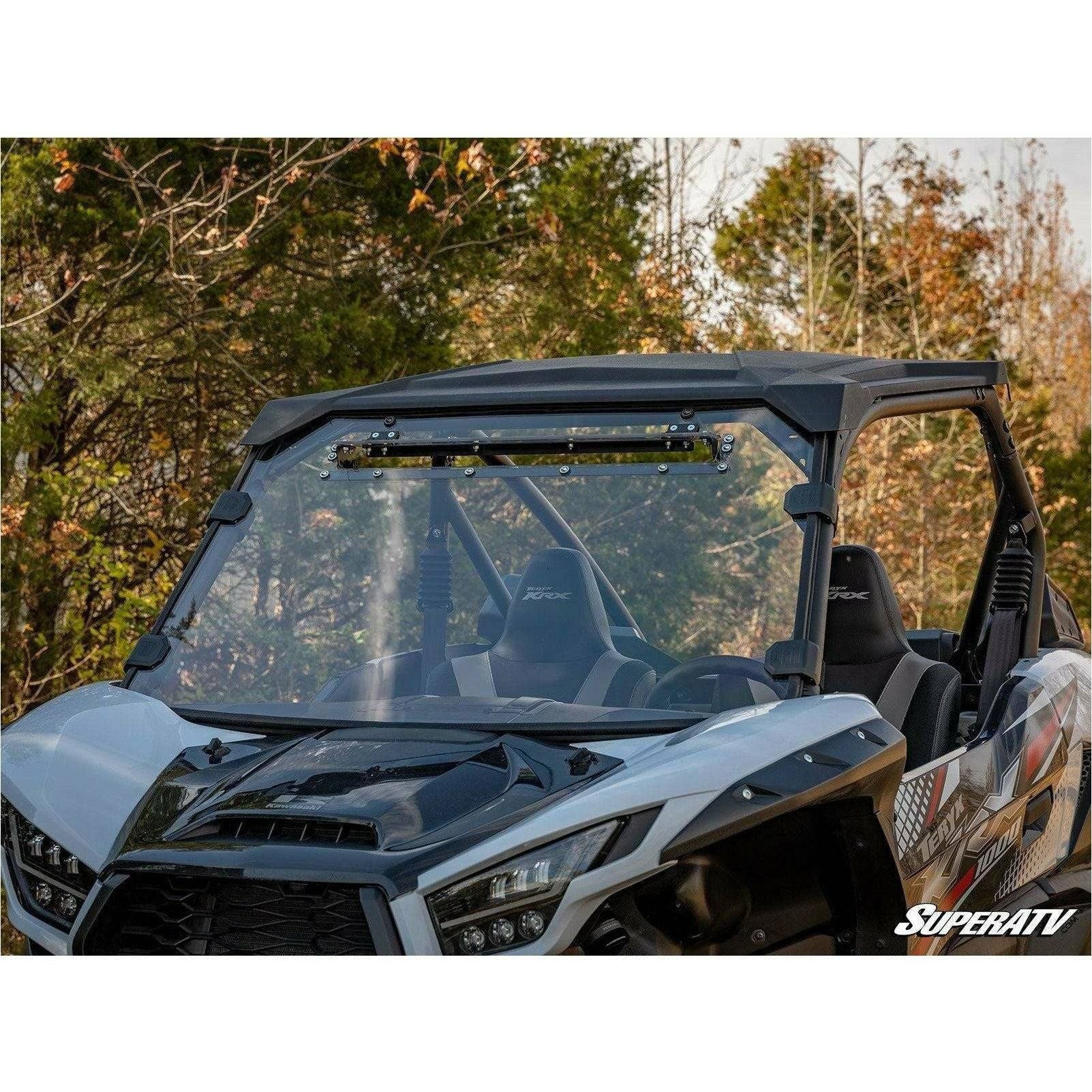 Photo of Kawasaki KRX Scratch Resistant Vented Full Windshield by SuperATV - Premium Windshields for UTVs / Side by Sides
