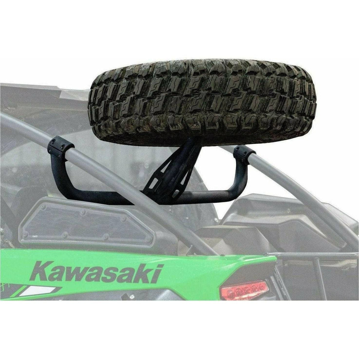Photo of Kawasaki KRX Spare Tire Carrier by SuperATV - Premium Storage for UTVs / Side by Sides