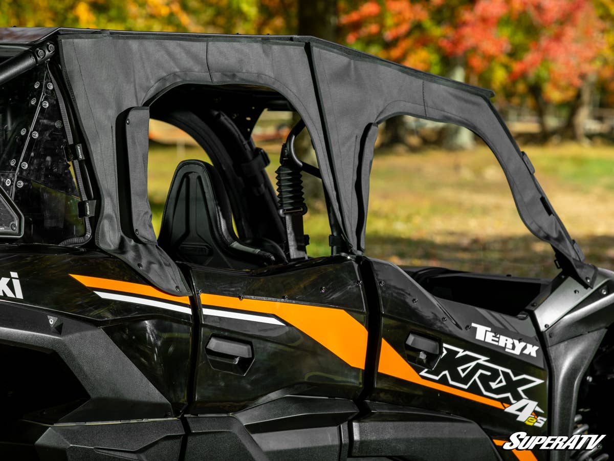 SuperATV Kawasaki Teryx KRX 4 1000 Primal Soft Cab Enclosure Upper Doors