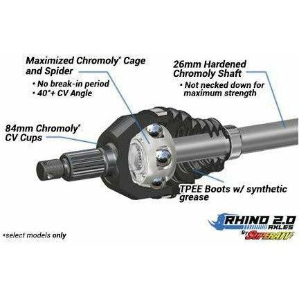 Photo of Kawasaki Teryx Rhino 2.0 Heavy Duty Axle by SuperATV - Premium Axles for UTVs / Side by Sides