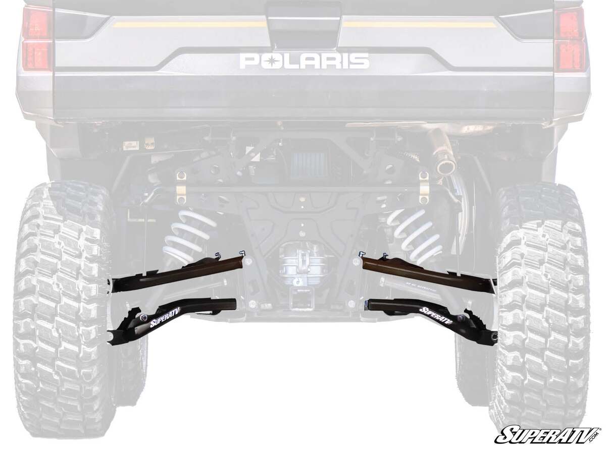 SuperATV Polaris A-Arms Ranger Kinetic High-Clearance 1.5” Rear Offset