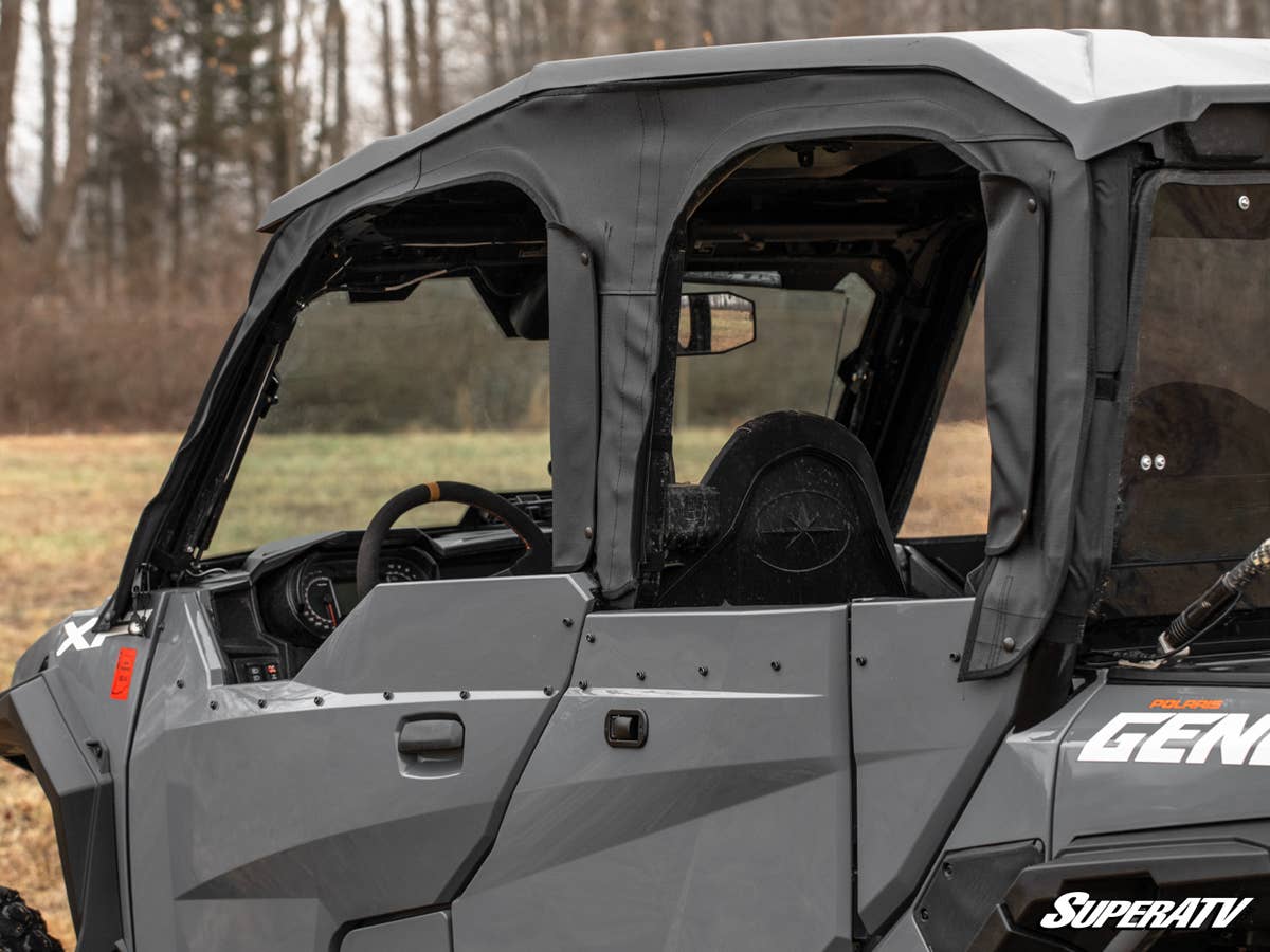 SuperATV Polaris General 1000 Primal Soft Cab Enclosure Upper Doors