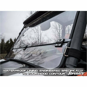 Polaris General Scratch Resistant Flip Down Windshield